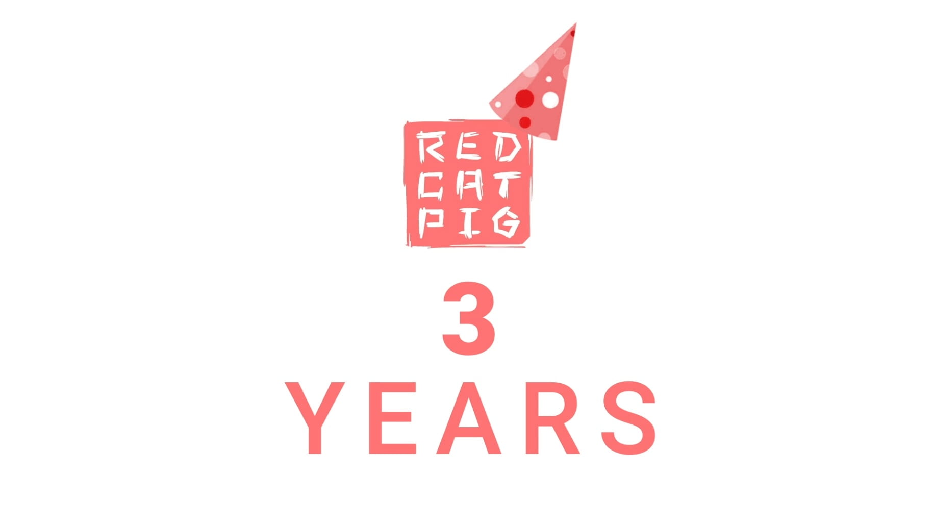 Redcatpig 3 years milestone