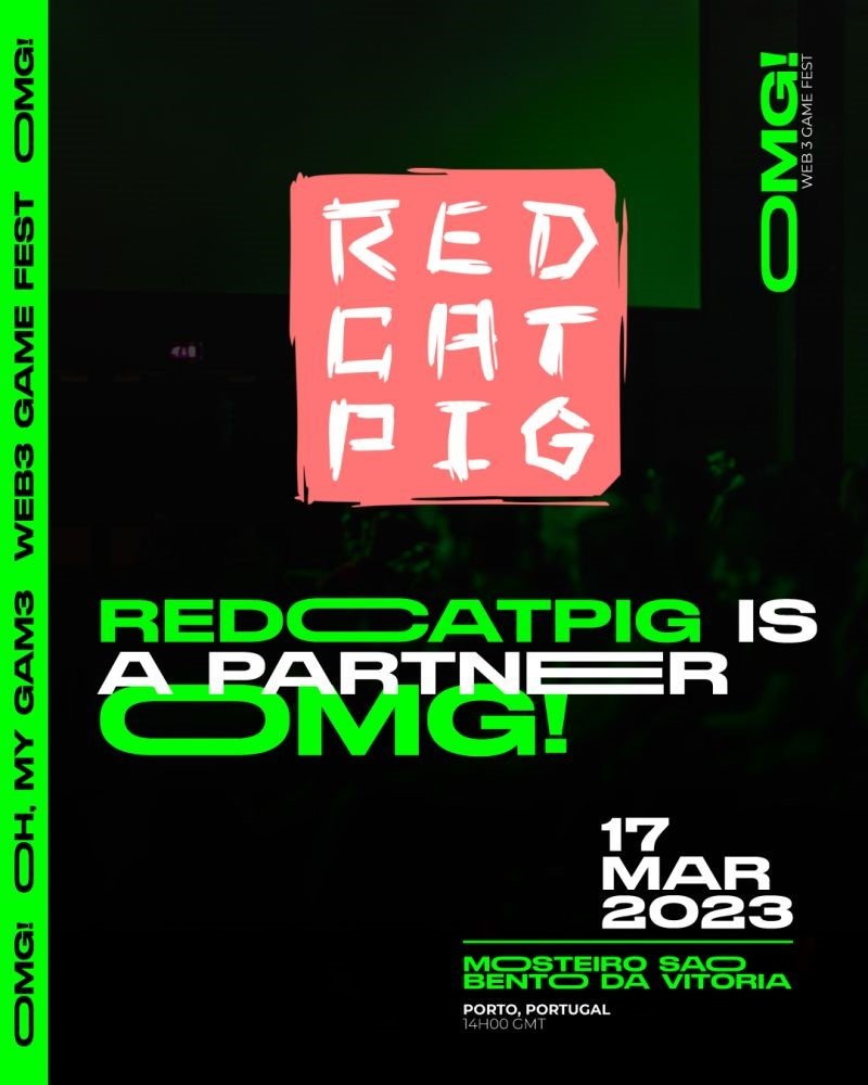 Redcatpig is partnering with OMG – Web3 Game Fest